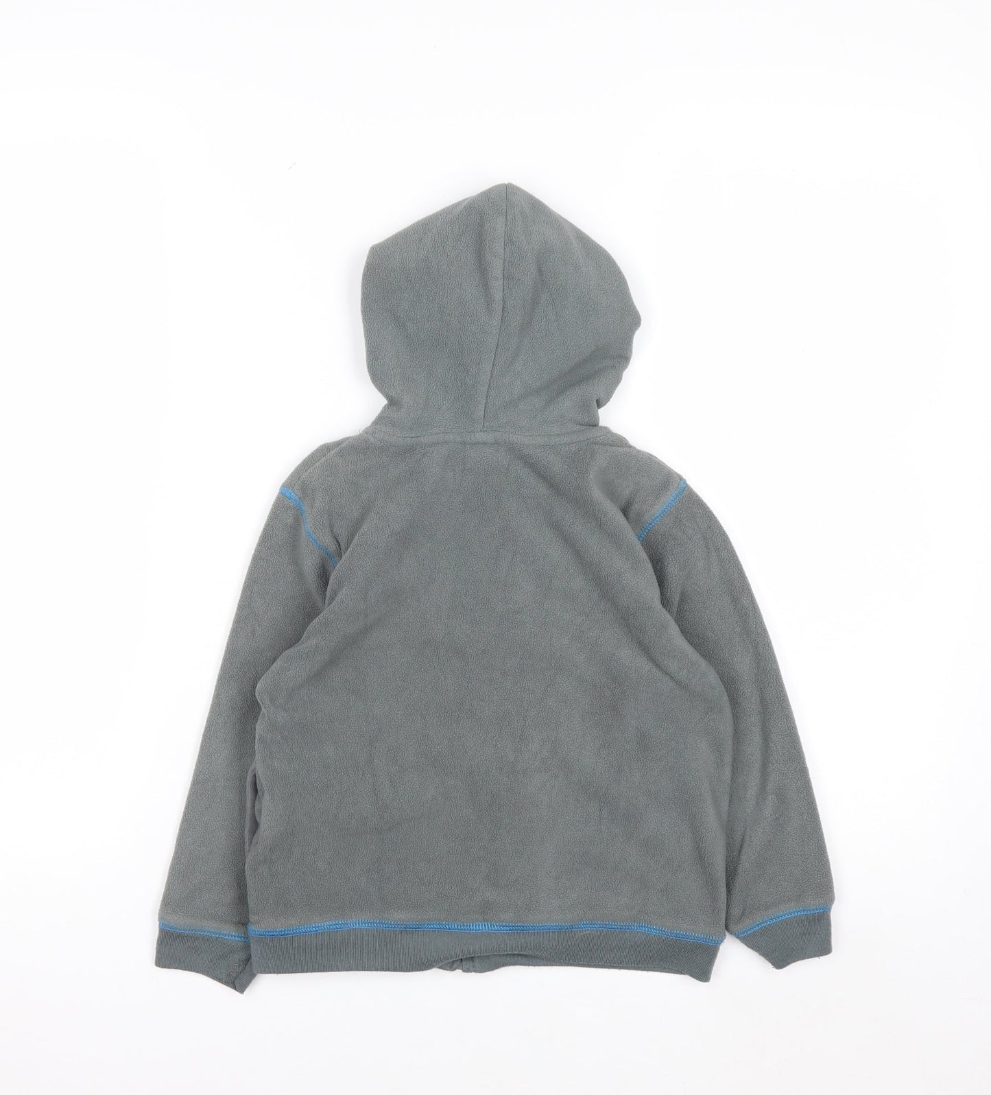 Puma Boys Grey Full Zip Fleece Hoodie - Size 4 Years - Lightweight Casual