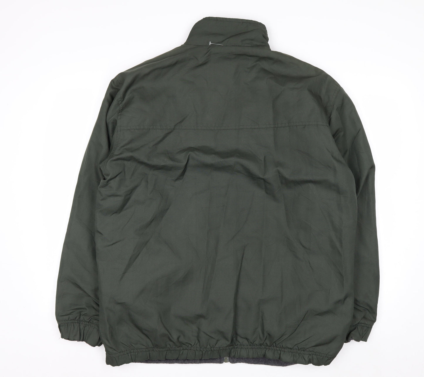 Cherokee Men's Green Polyester Full Zip Jacket M
