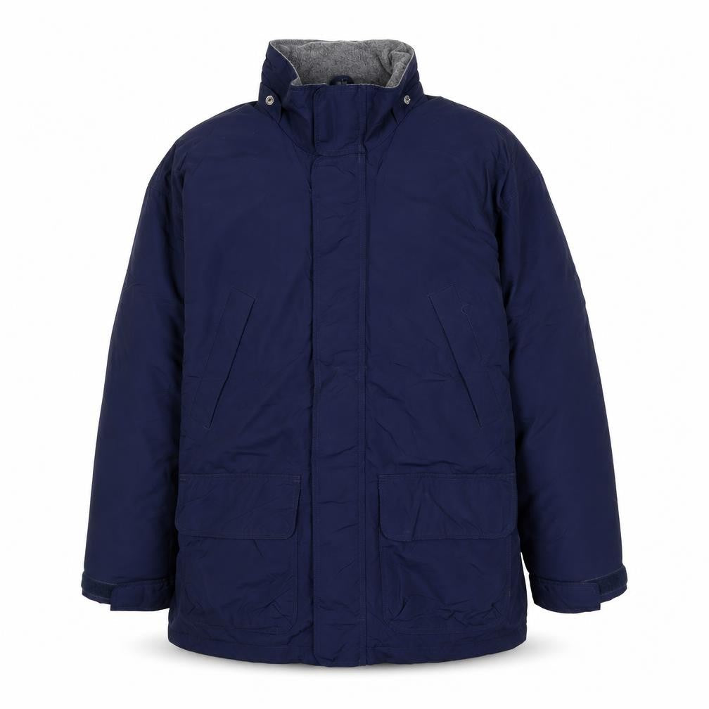 Hartwell Men's Blue L Parka Jacket Nylon Lined Winter Coat