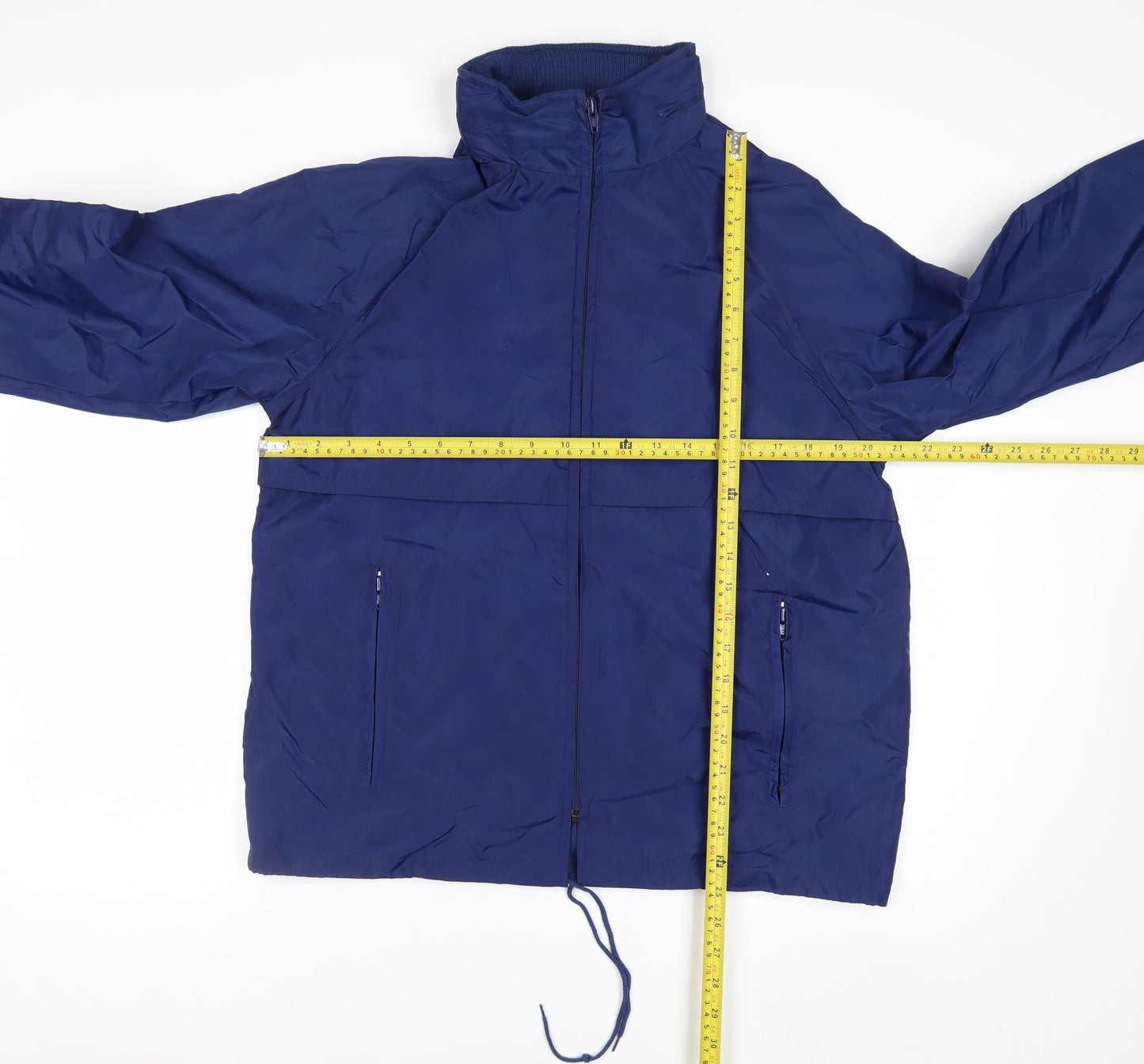 Eddie Bauer Men’s Blue Nylon Windbreaker Jacket Size S Outdoor