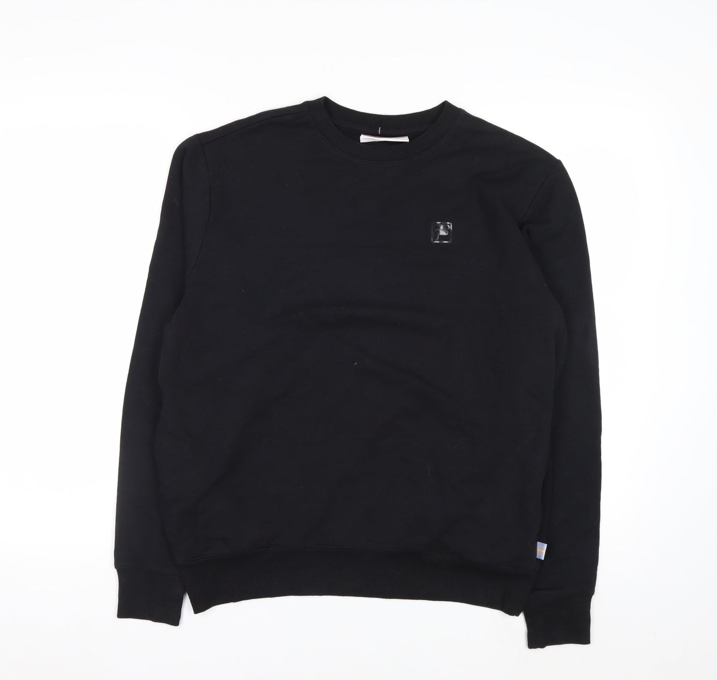 Fila Men's Black Small Pullover Crew Neck Sweatshirt