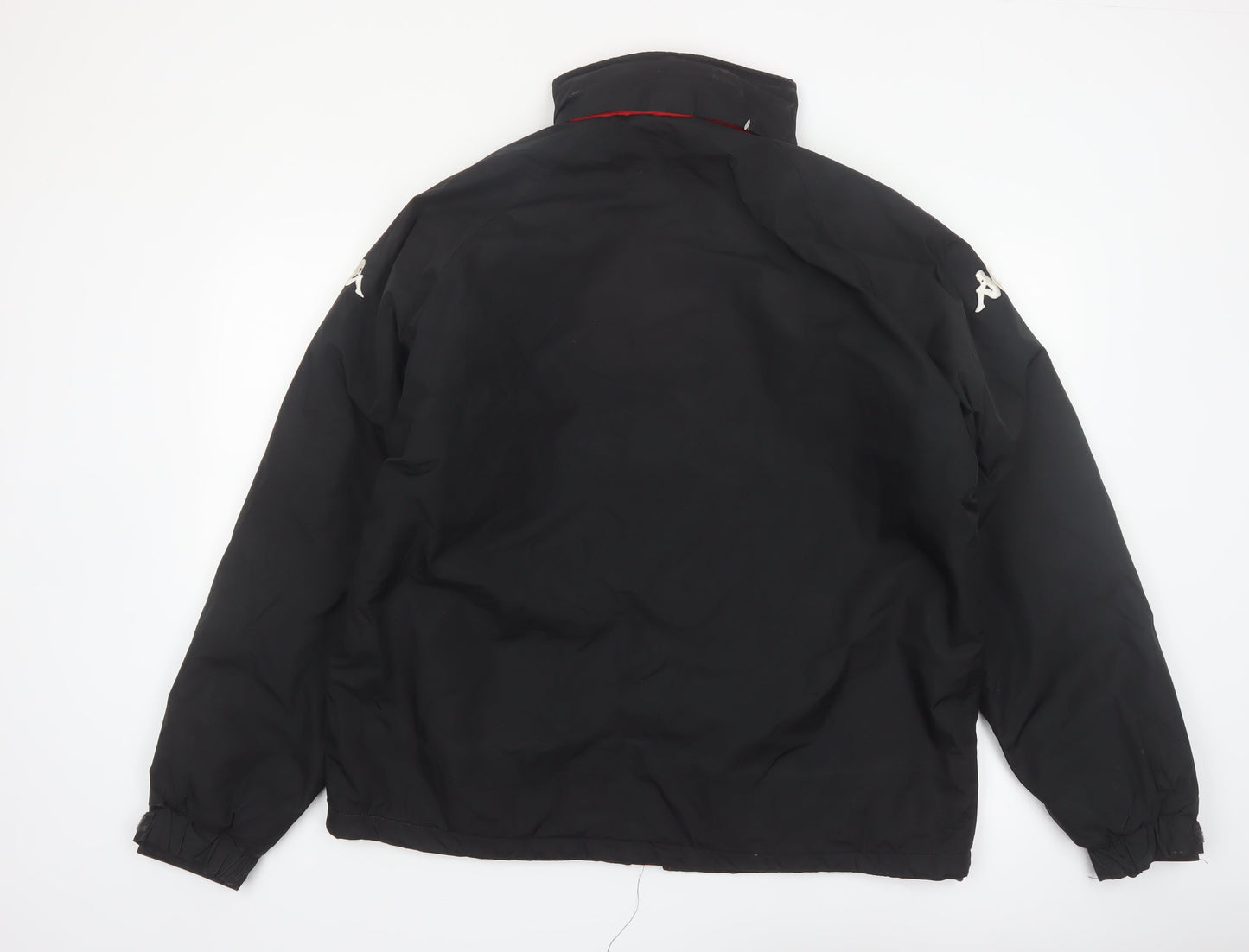Kappa Men’s Black XL Sports Jacket Polyester Lined Winter Casual