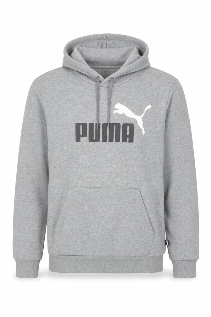 Puma Mens Grey Pullover Hoodie Regular Fit M Sportswear