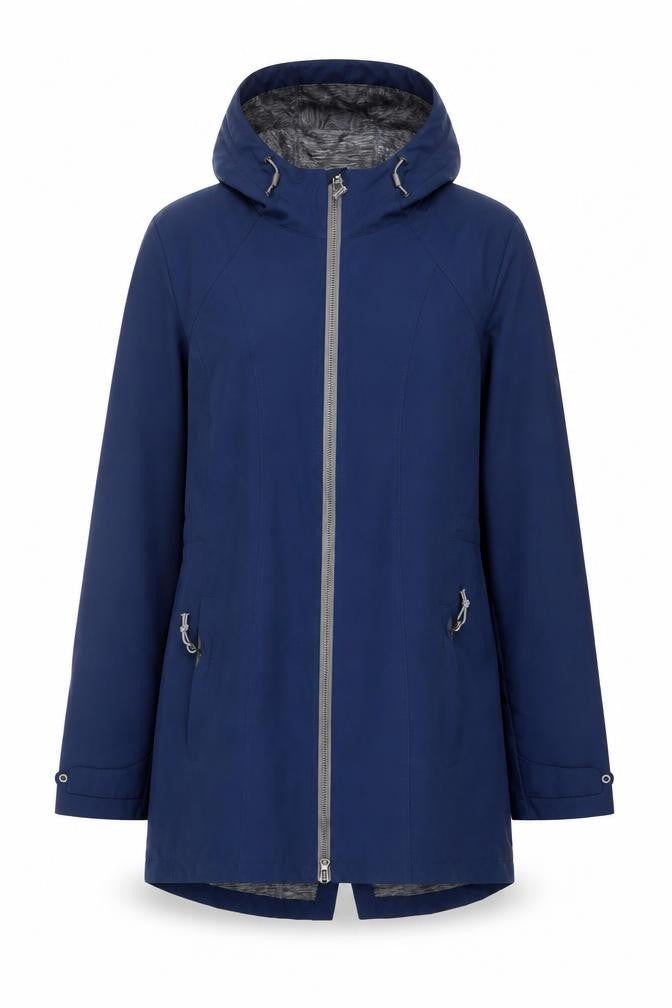 G.I.G.A. DX by Killtec Women's Blue Waterproof Hooded Jacket Size 12