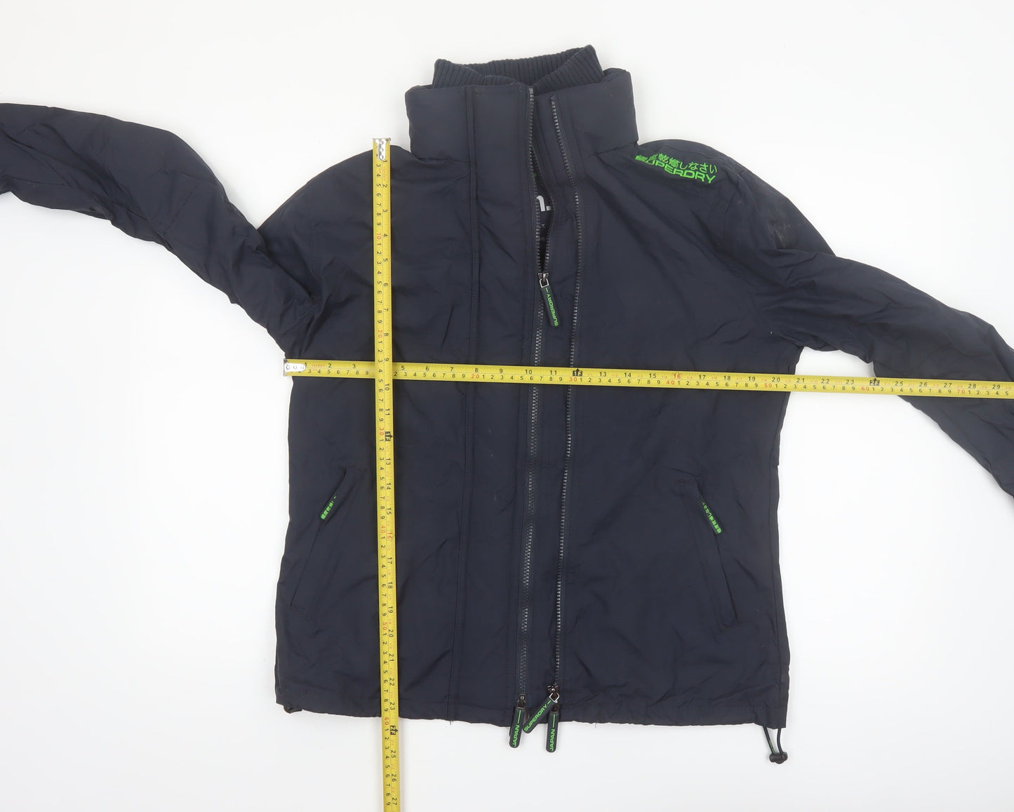 Superdry Women's Blue XL Softshell Jacket Full Zip Outdoor