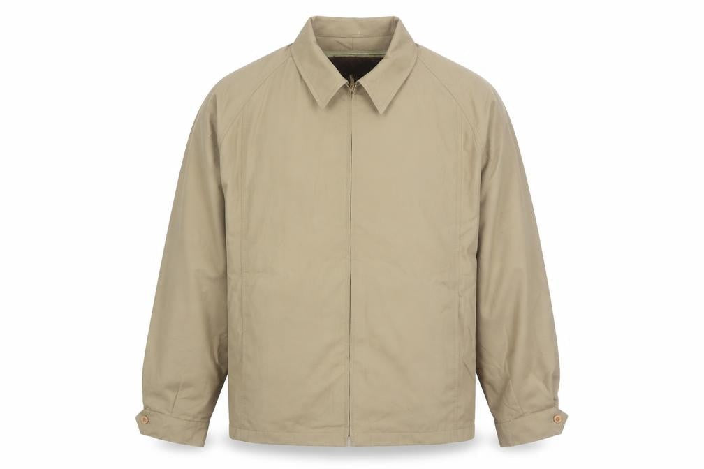 London Fog Men's Beige Water Resistant Zip Jacket Size 44 Regular