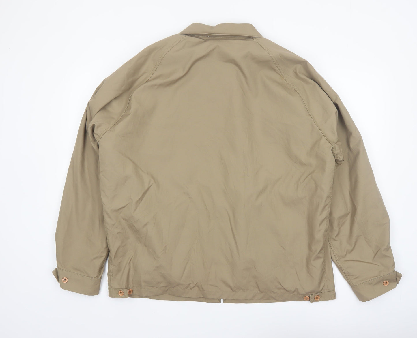 London Fog Men's Beige Water Resistant Zip Jacket Size 44 Regular