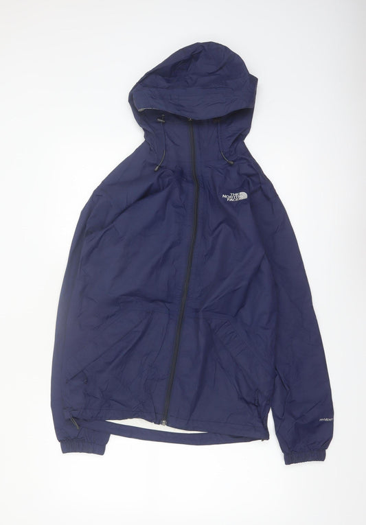 The North Face Men's Blue XS Windbreaker Hooded Jacket