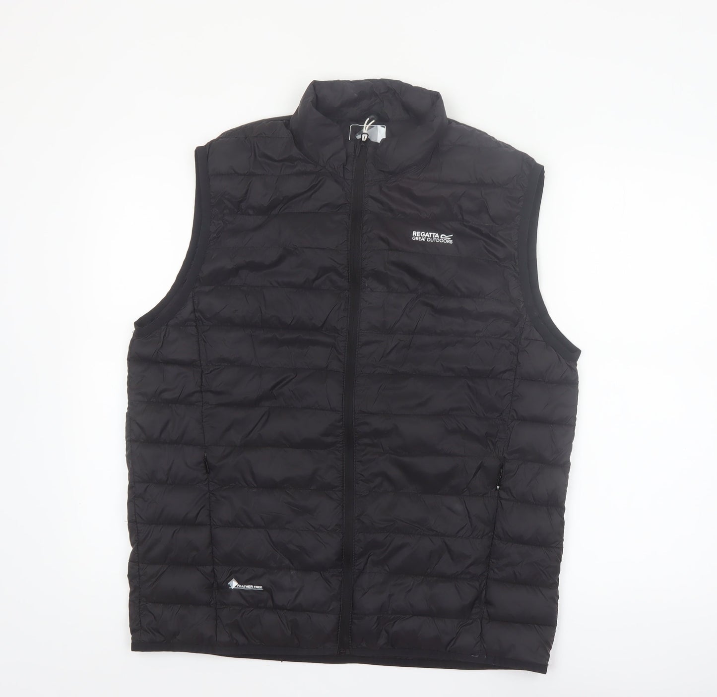 Regatta Men’s Black Puffer Waistcoat L Lightweight Insulated Outdoor