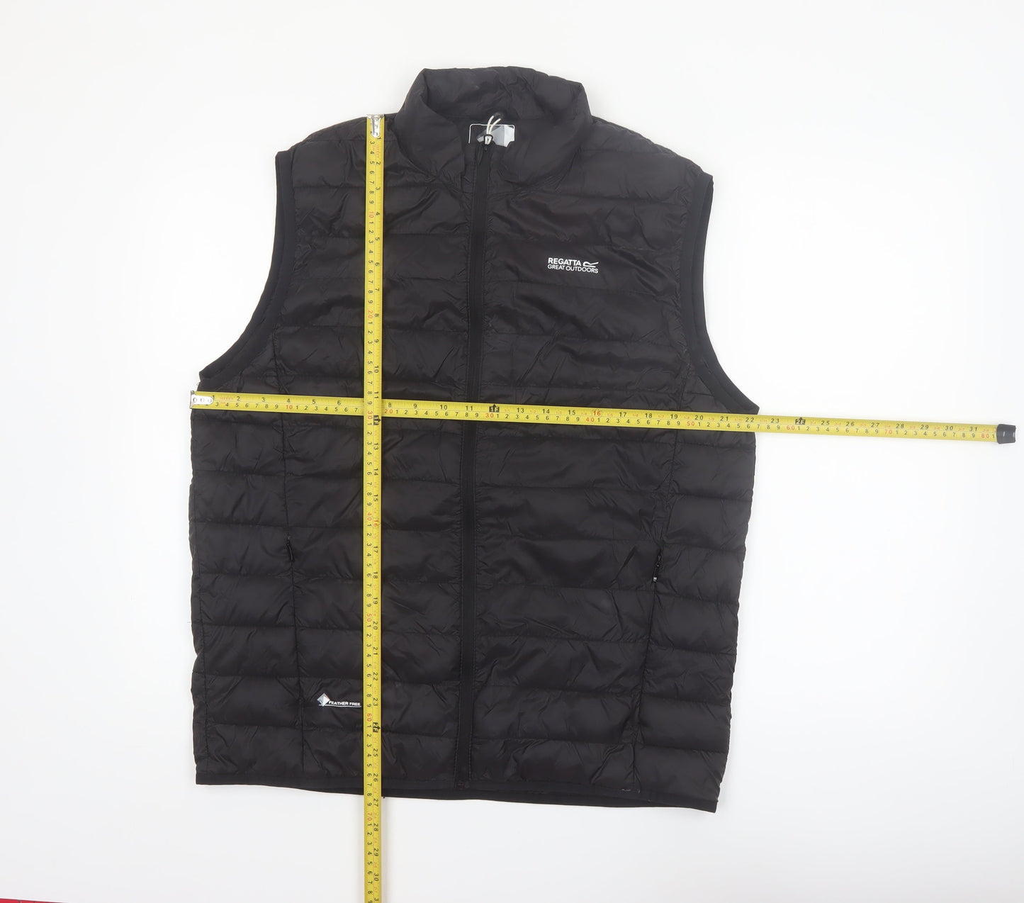 Regatta Men’s Black Puffer Waistcoat L Lightweight Insulated Outdoor