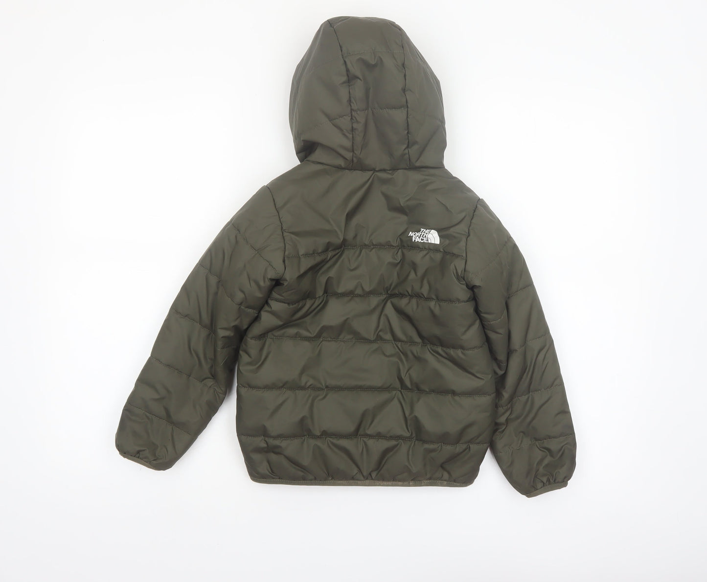 The North Face Boys Green 5 Years Hooded Puffer Jacket