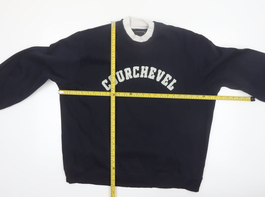 Threadbare Women's Navy Courchevel 3XL Pullover Sweatshirt