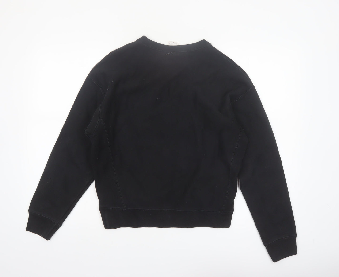 Champion Womens Black Medium Reverse Weave Pullover Sweatshirt