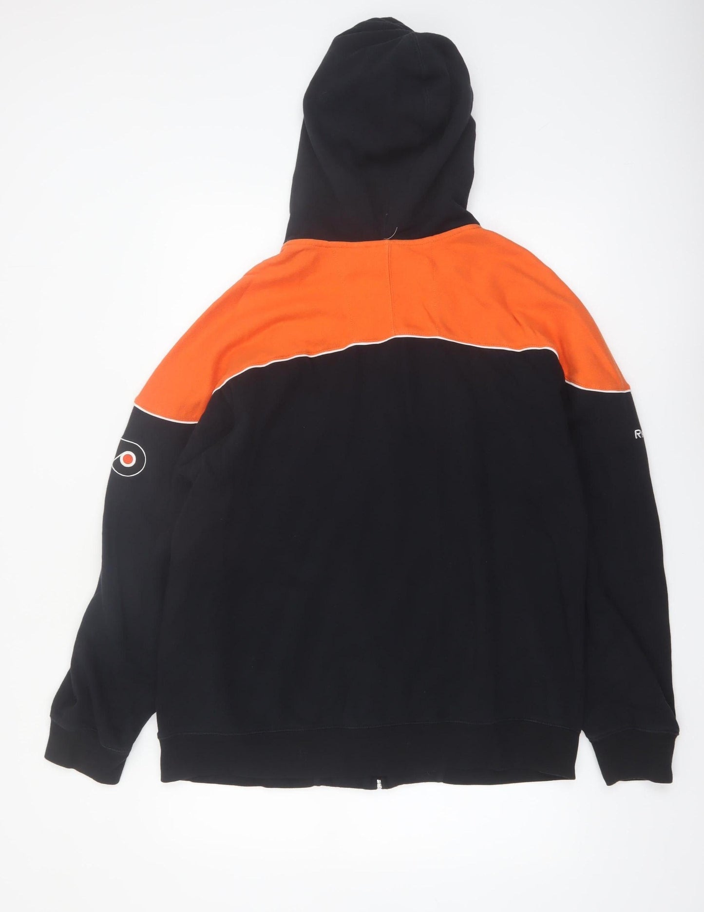 Reebok Men’s Black Full Zip Hoodie Large Philadelphia Flyers