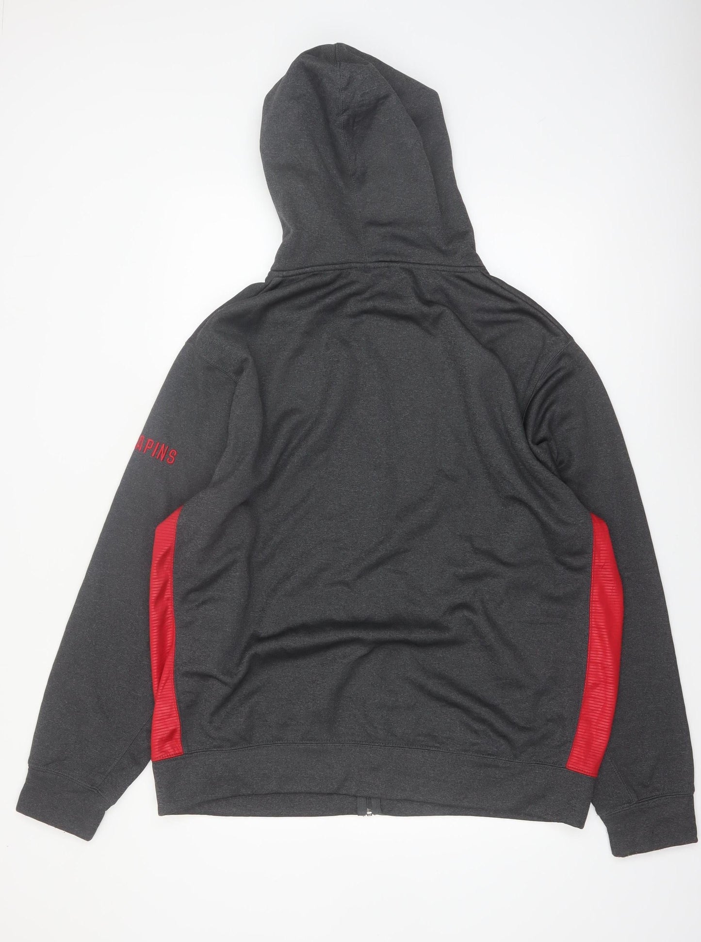 Campus Heritage Men's Grey Full Zip Hoodie 2XL College Sports Style