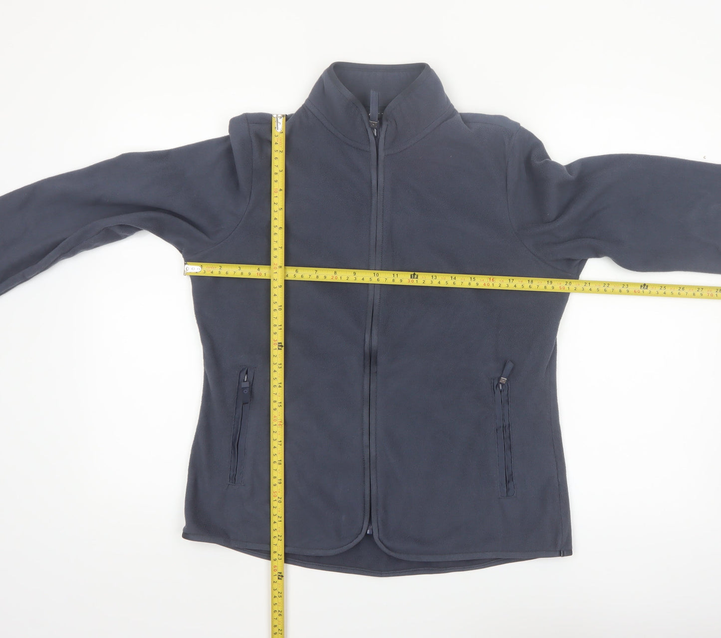 Marks and Spencer Womens Blue Fleece Full Zip Jacket Size 12