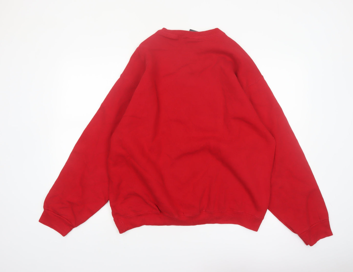 Pluma Outdoors Men's Red XL Pullover Sweatshirt Crew Neck Fleece