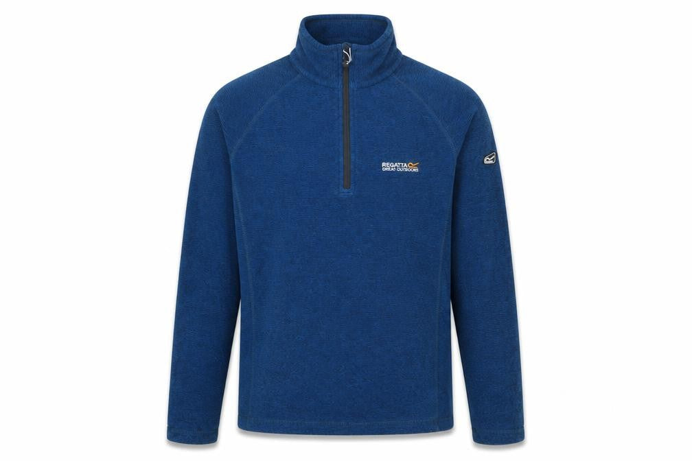 Regatta Men's Blue 1/4 Zip Fleece Pullover Sweatshirt Size S