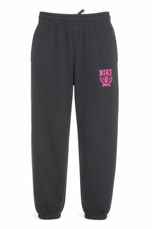 Nike Girls Black Jogger Sweatpants M 137-146cm Cotton Blend Casual
