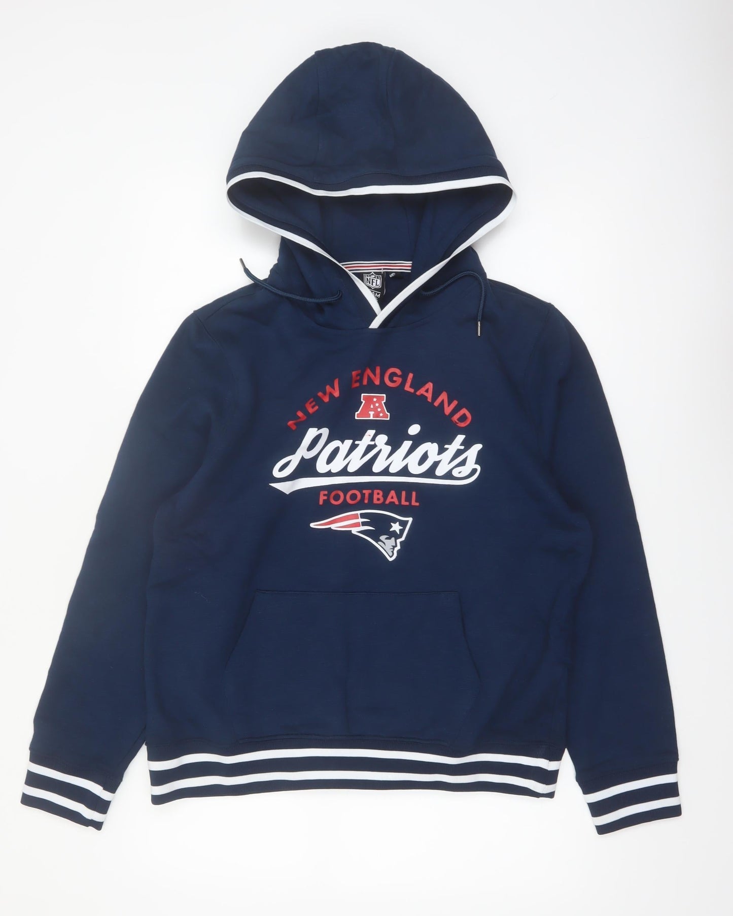 NFL Team Apparel Men's Blue Pullover Hoodie L Sports Fanwear
