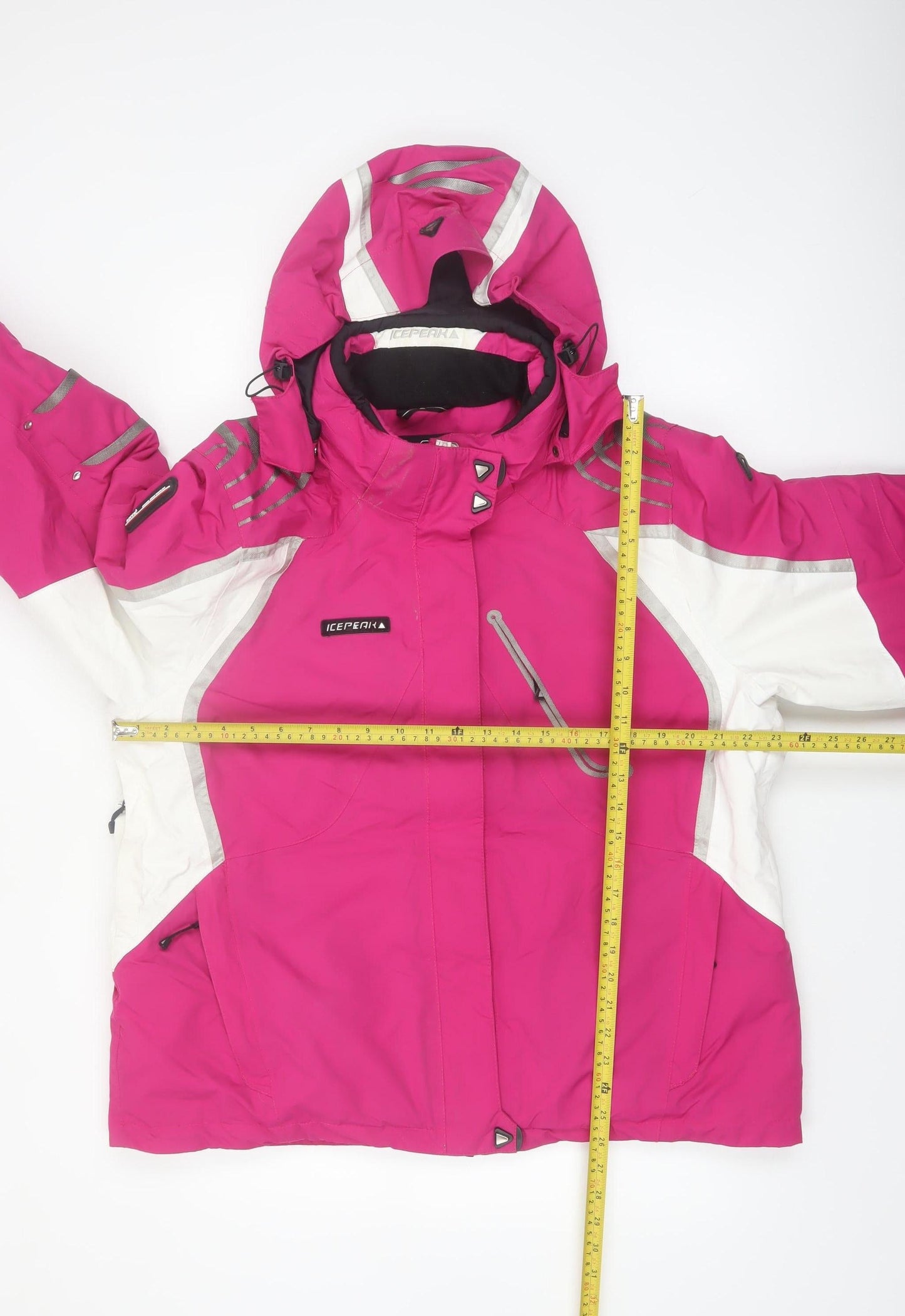 Icepeak Women's Pink Ski Jacket Size 20 Waterproof Hooded Winter Coat