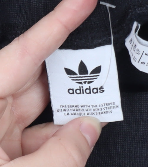 Adidas Men's Black Jogger Trousers Size S Regular Fit