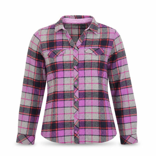Columbia Womens Multicoloured Small Flannel Check Long Sleeve Button-Up Shirt