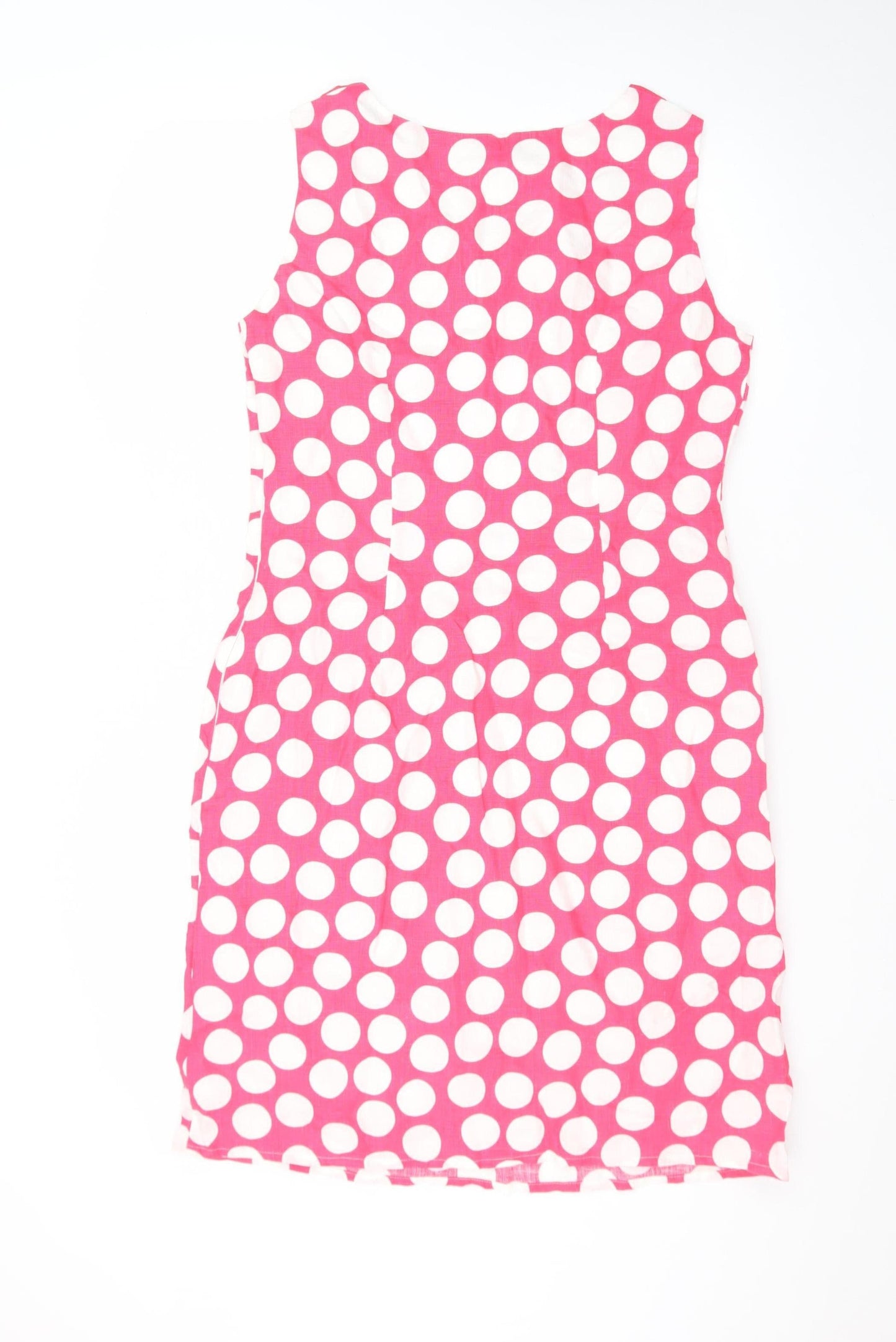 Marks and Spencer Women’s Pink Polka Dot Shift Dress Size 12