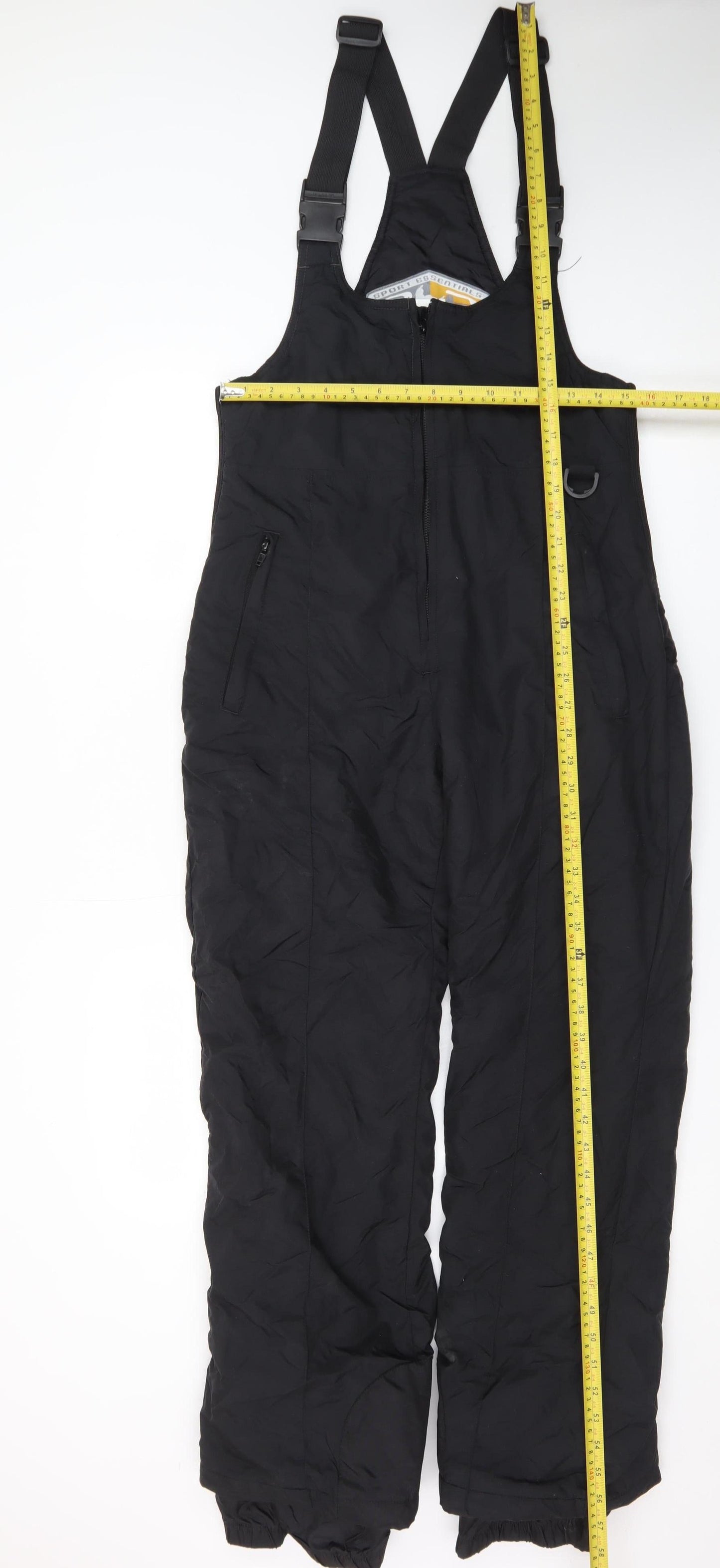 Sport Essentials Men's Black M Insulated Waterproof Snow Pants