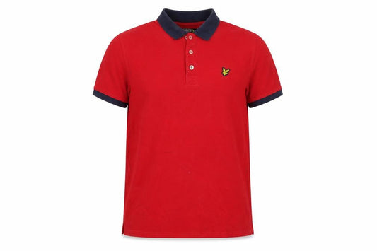 Lyle & Scott Junior Red Cotton Polo Shirt 14 Years Teens