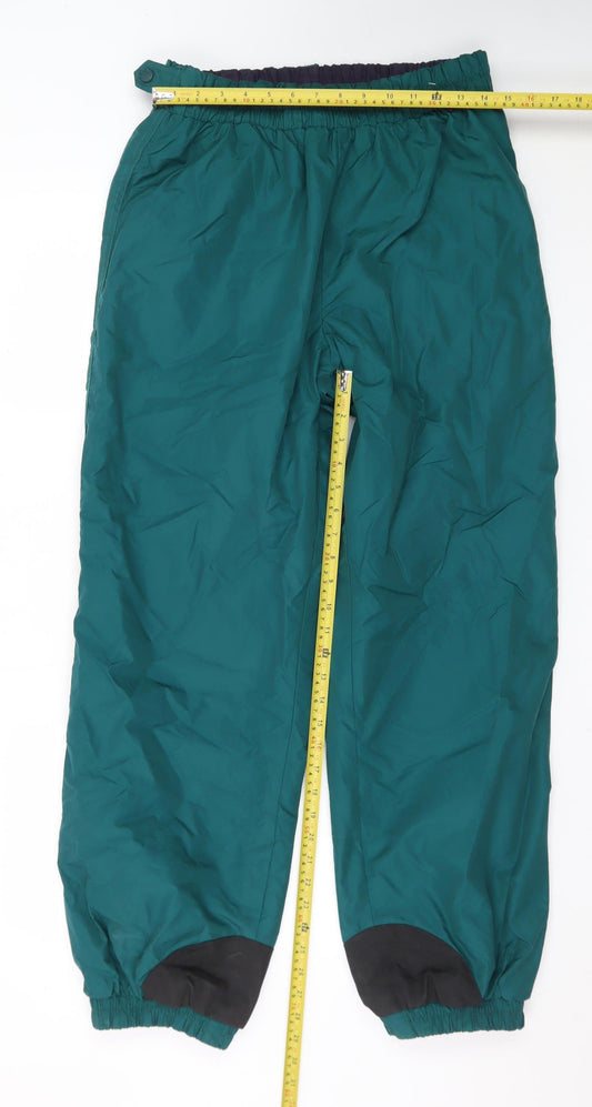 Columbia Mens Green L Walking Trousers Nylon Waterproof Outdoor