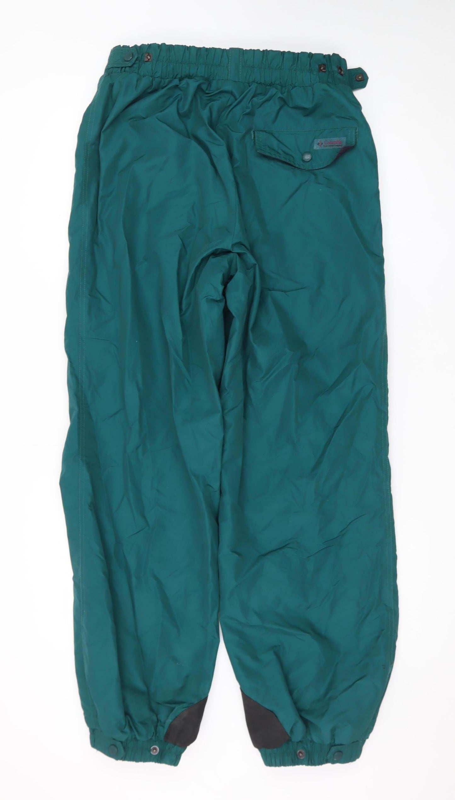 Columbia Mens Green L Walking Trousers Nylon Waterproof Outdoor