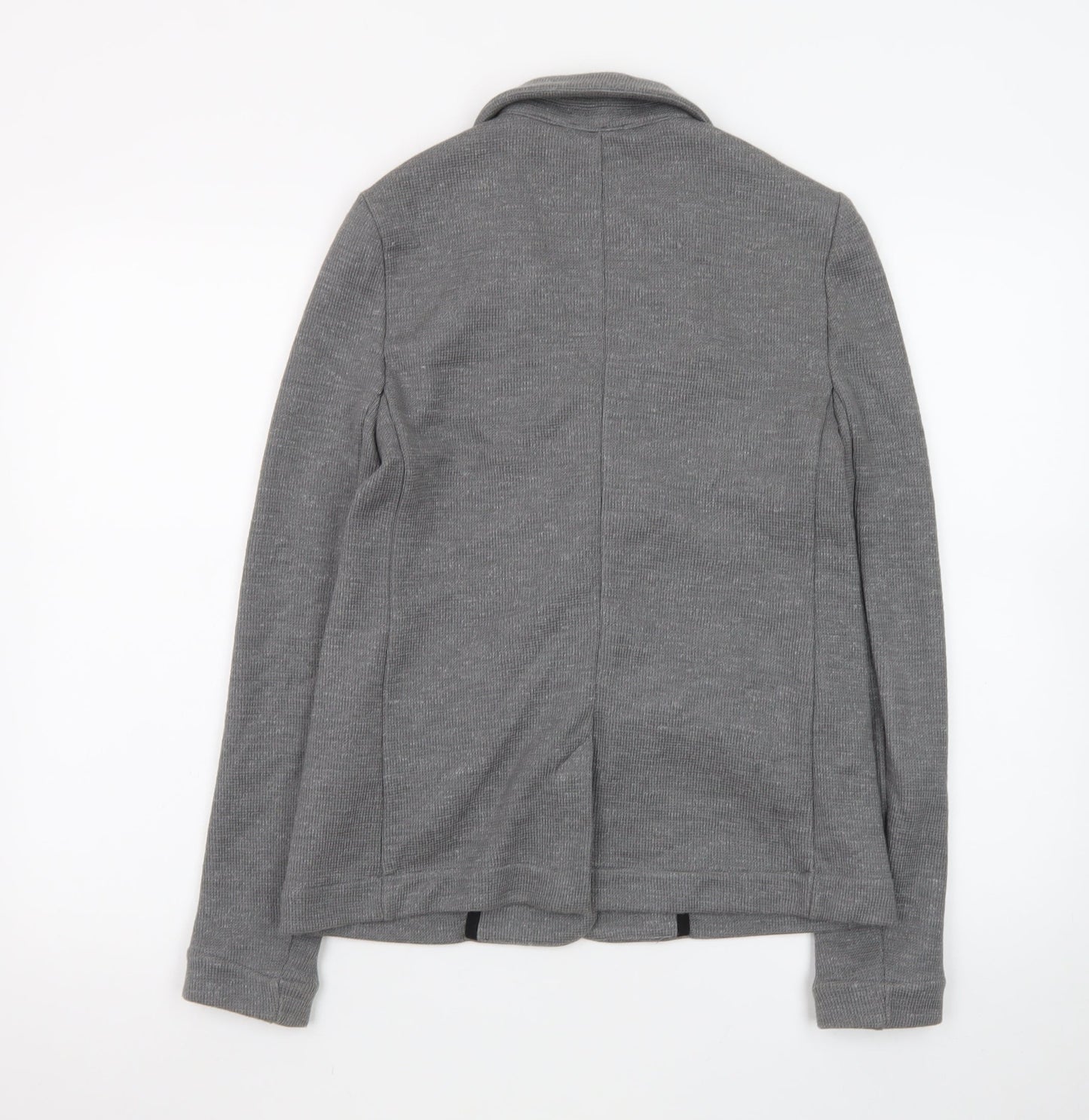 Whistles Women Grey Single-Breasted Blazer Jacket Size 8