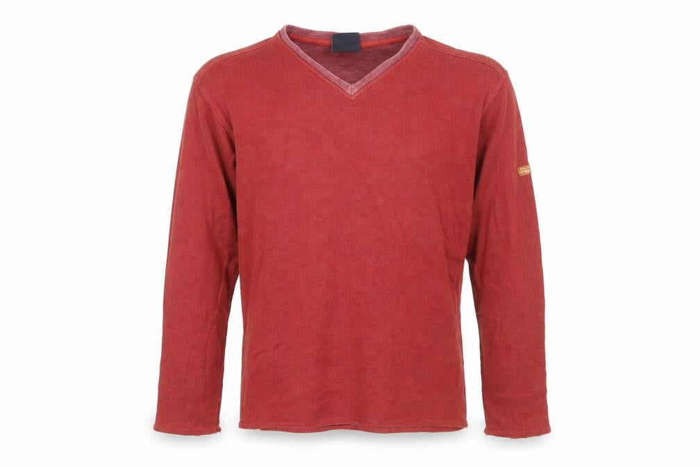 L.O.G.G. Men’s Red V-Neck Pullover Sweatshirt Size L