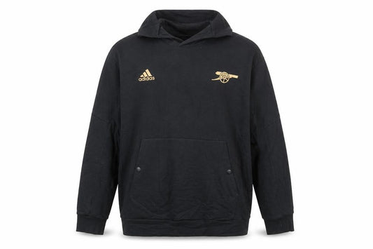 Adidas Men Black L Pullover Hoodie Football Sportswear