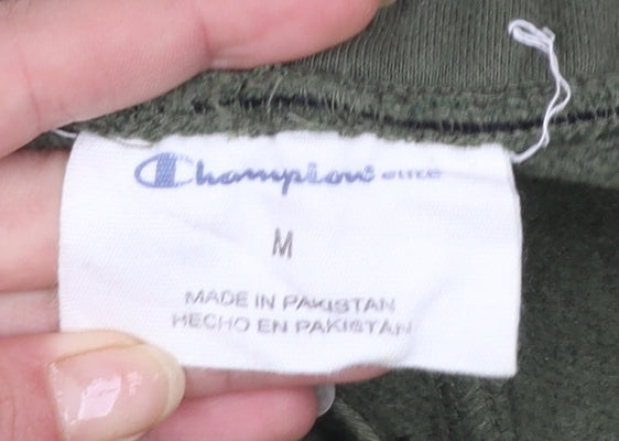 Champion Men’s Green Jogger Trousers Size M Fleece Comfort Fit