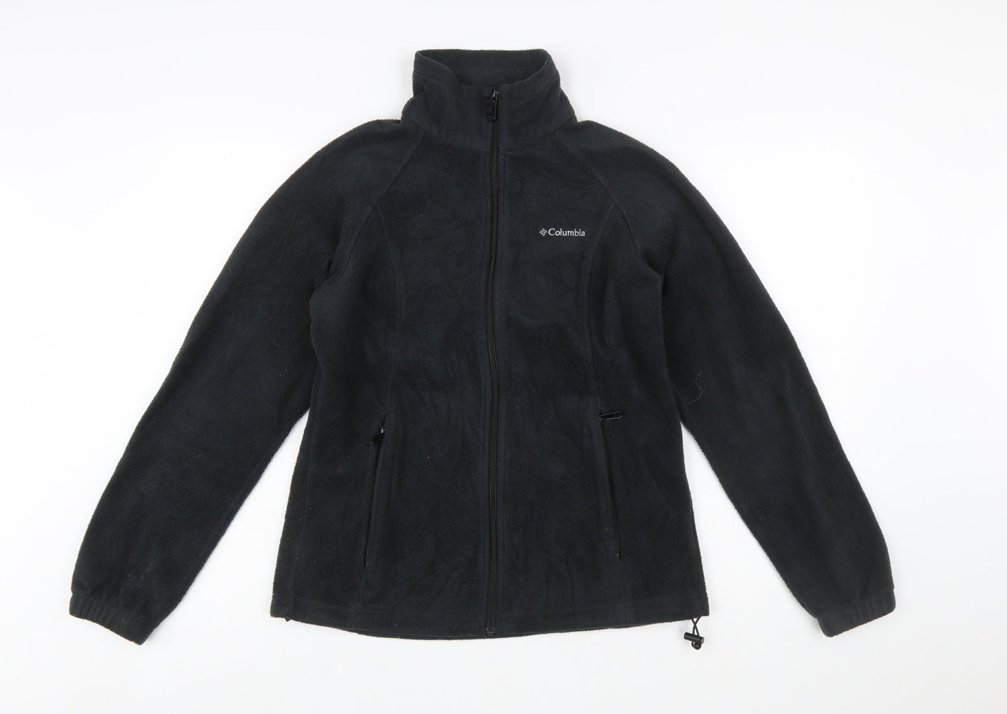 Columbia Men Black Fleece Full Zip Jacket Size M Outdoor Casual