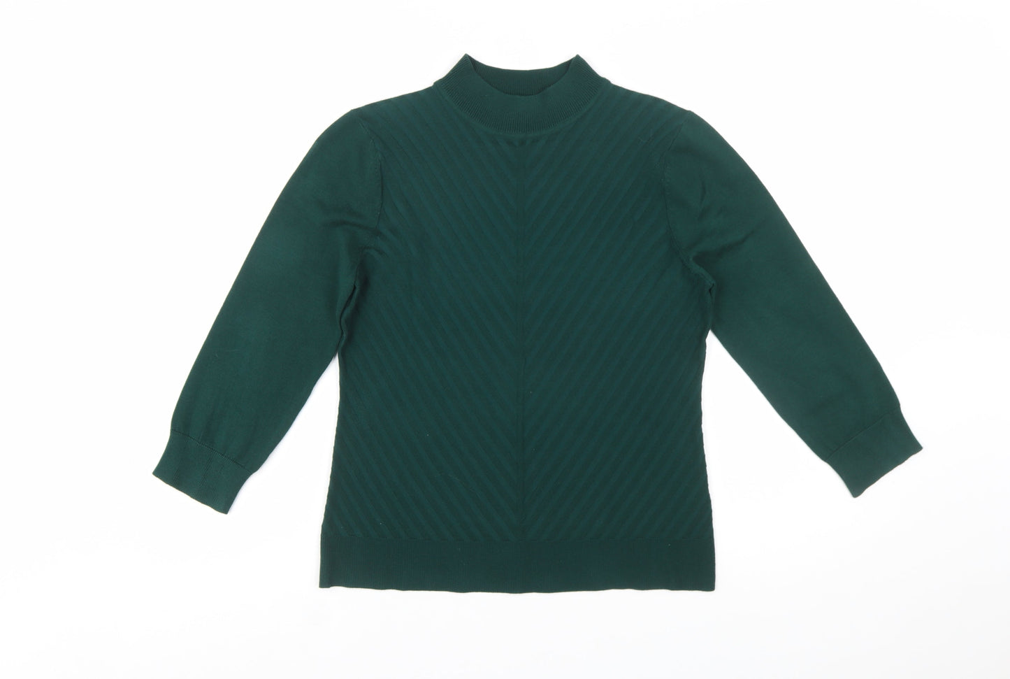 Principles by Ben de Lisi Women’s Green Mock Neck Jumper Size 12