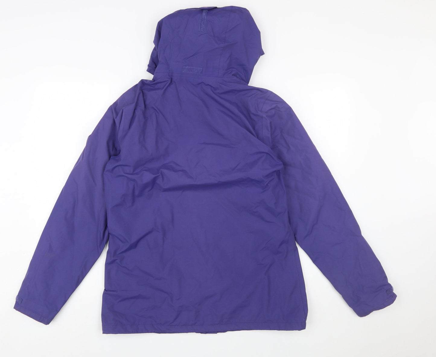 Regatta Womens Purple Hooded Waterproof Jacket UK 12