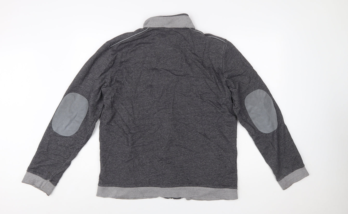 Hugo Boss Men's Grey Full Zip Regular Fit Sweatshirt XXL