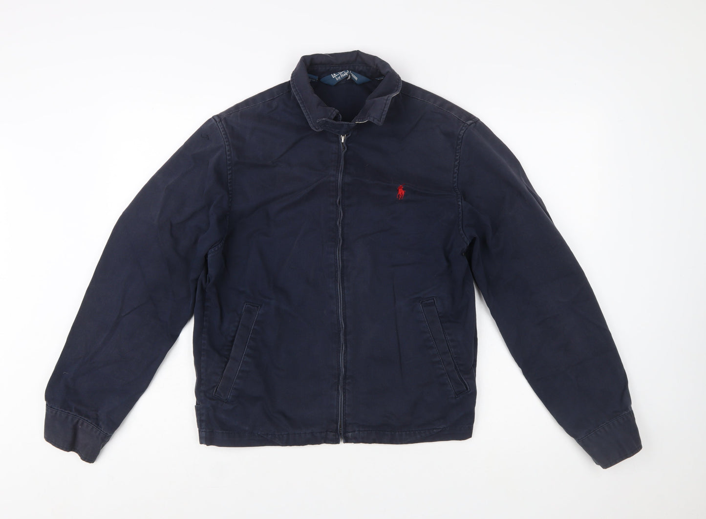 Ralph Lauren Men’s Blue Cotton Bomber Jacket Size S