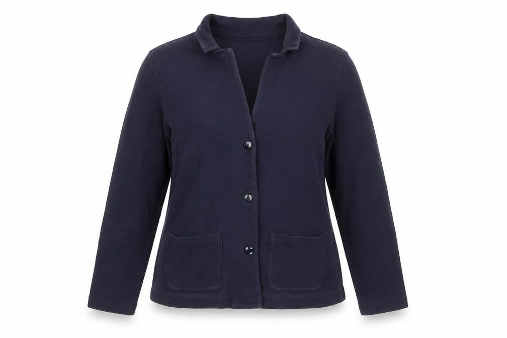 John Lewis Women Navy Blue Size 14 Classic Blazer Jacket