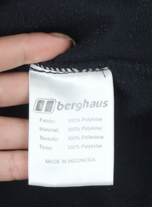 Berghaus Men's Black Fleece Full Zip Outdoor Jacket Size S