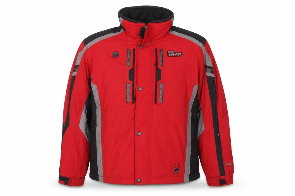 Spyder Men's Red Ski Jacket M Water Resistant Windproof Outdoor