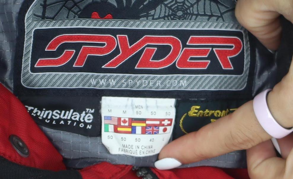 Spyder Men's Red Ski Jacket M Water Resistant Windproof Outdoor
