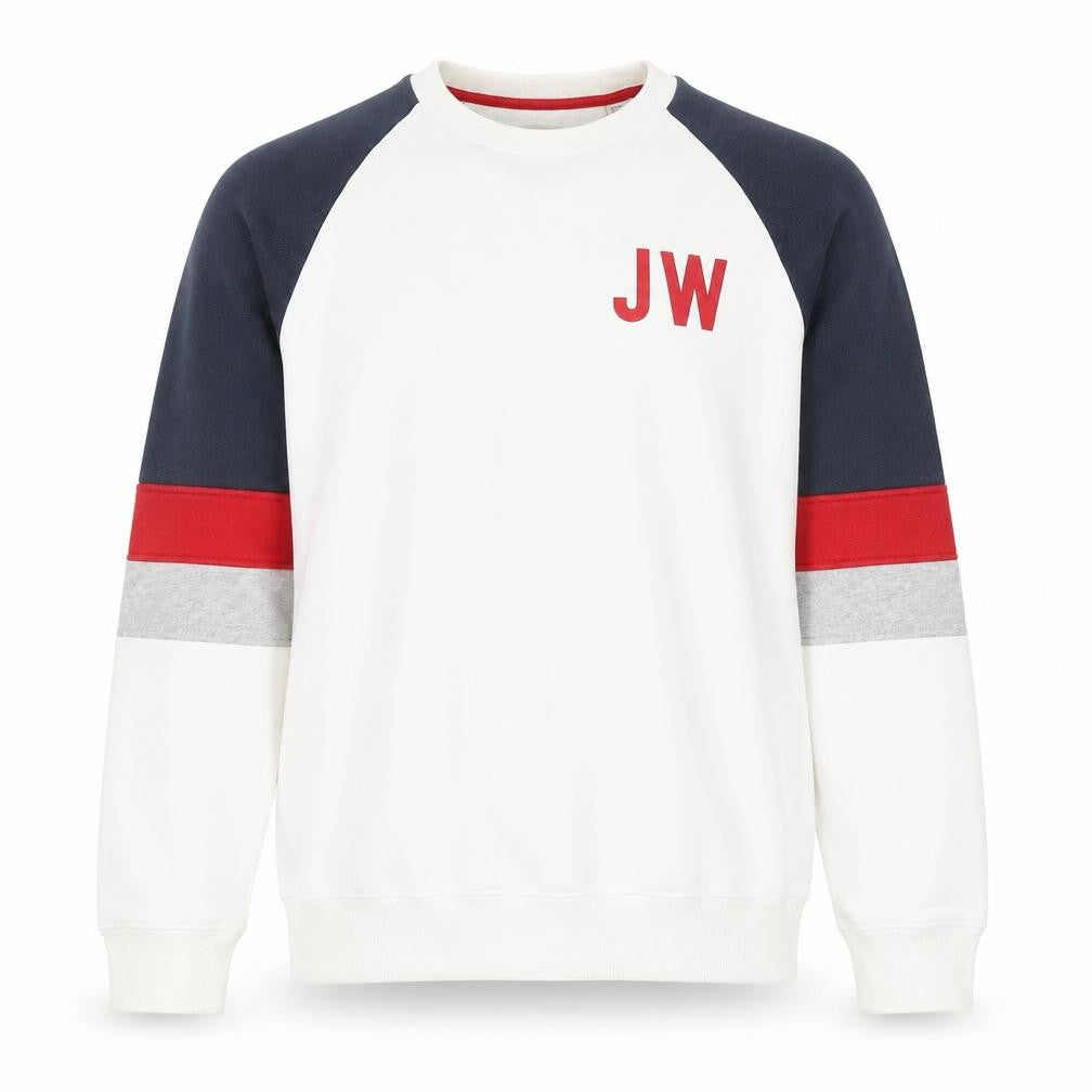 Jack Wills Men's Multicoloured Crew Neck Pullover Sweatshirt M