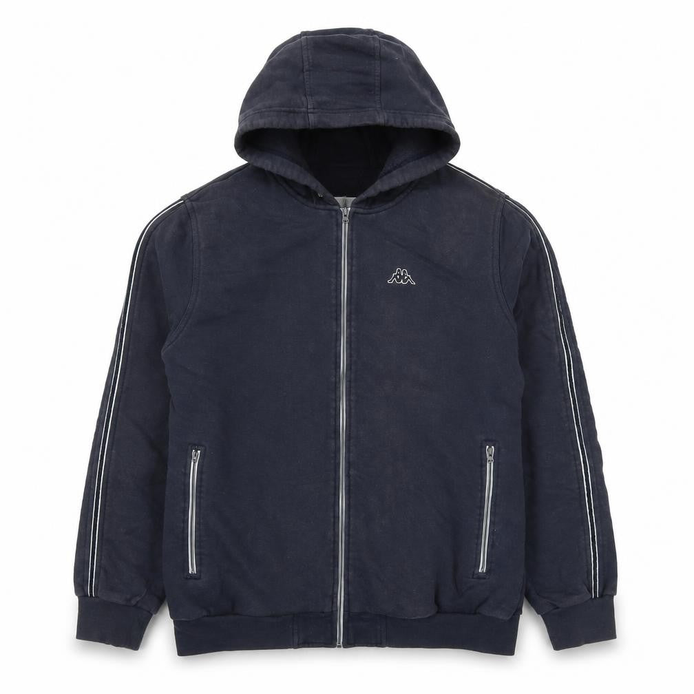 Kappa Men’s Blue Full Zip Hoodie Medium Sportswear