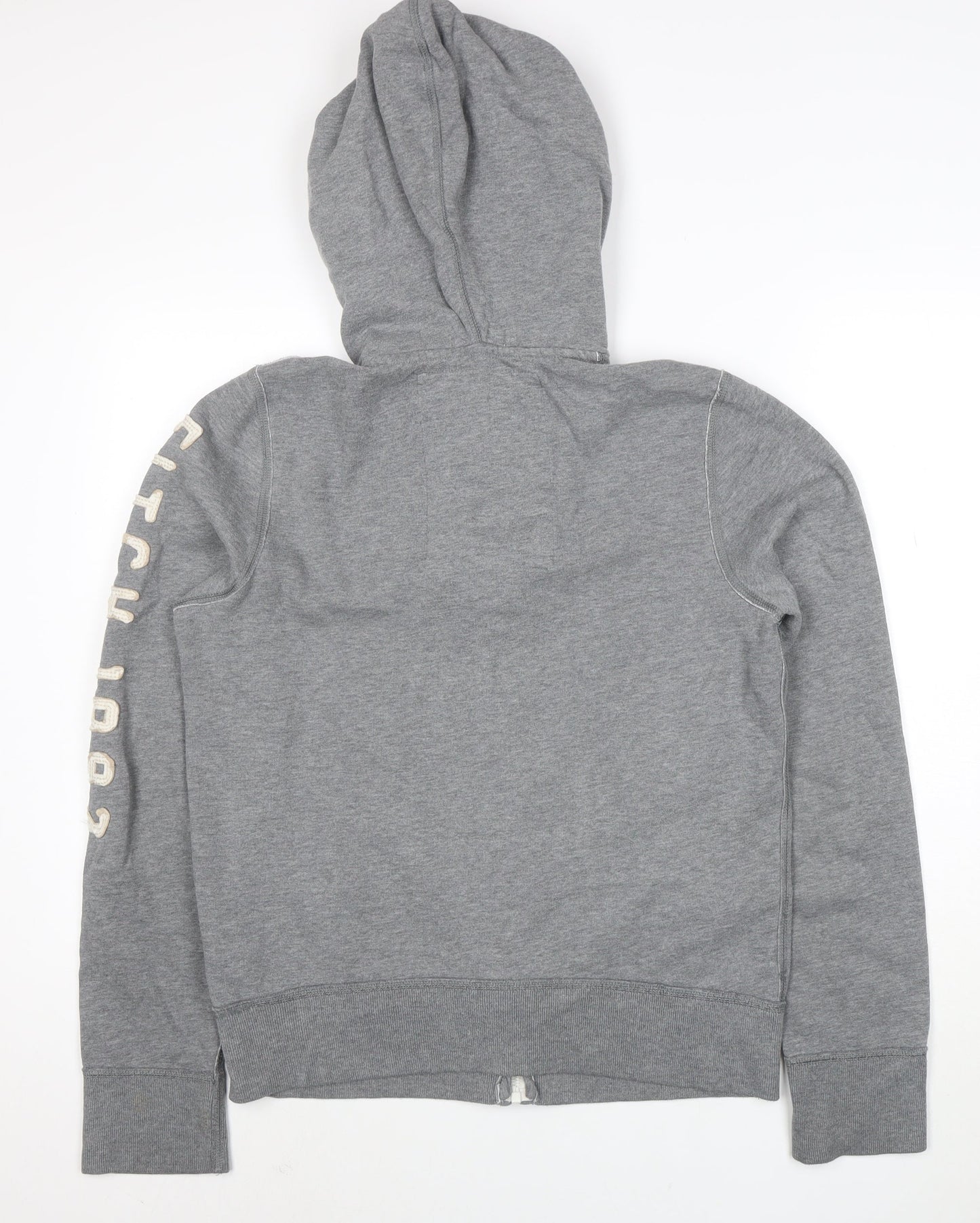Abercrombie & Fitch Men’s Grey Full Zip Hoodie Small Classic Fit