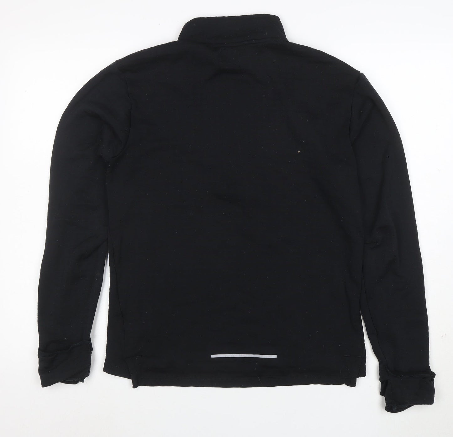 Nike Women's Black Small 1/4 Zip Running Top Long Sleeve Activewear