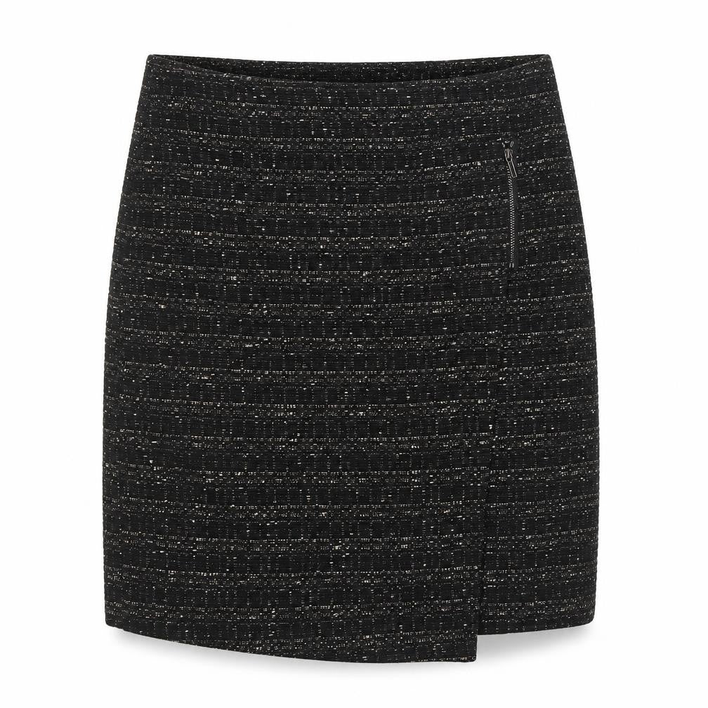 Marks and Spencer Women Black Size 16 Tweed Pencil Skirt